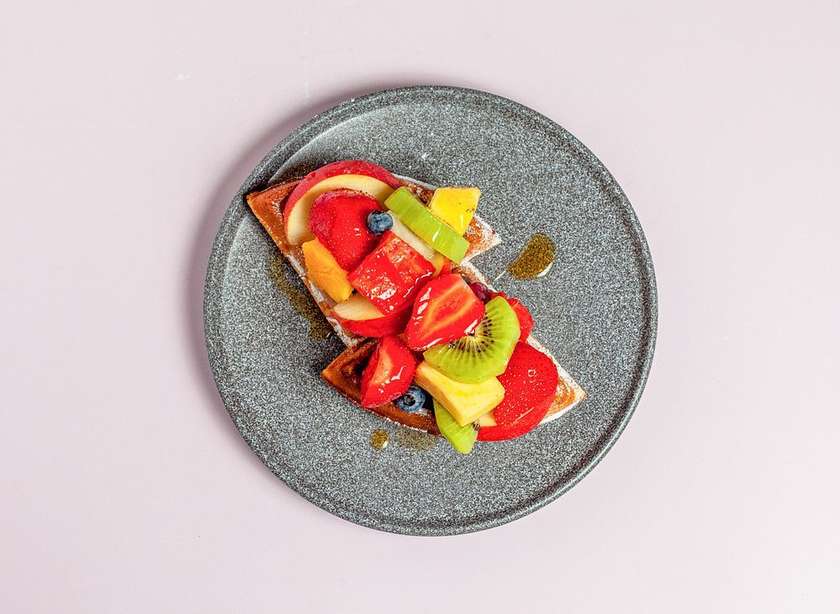 Fruit waffle