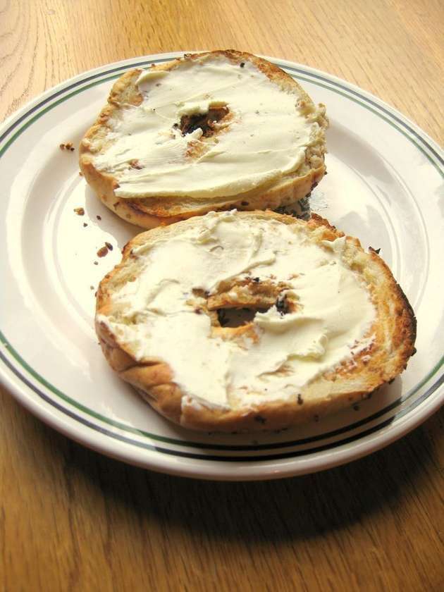 Toasted Bagel with Cream Cheese