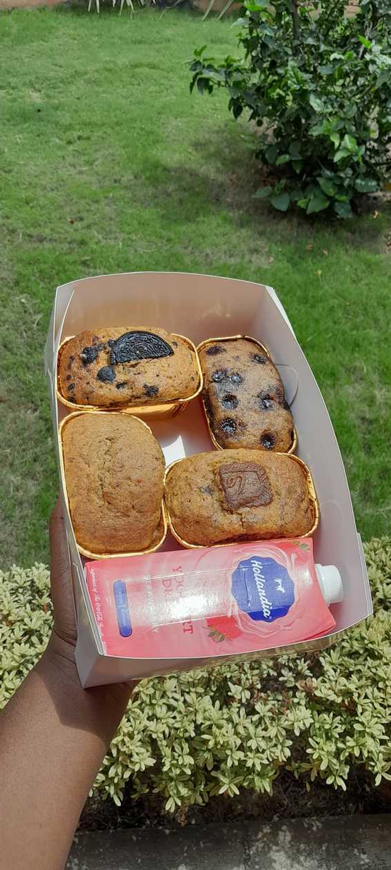 Banana bread combo package