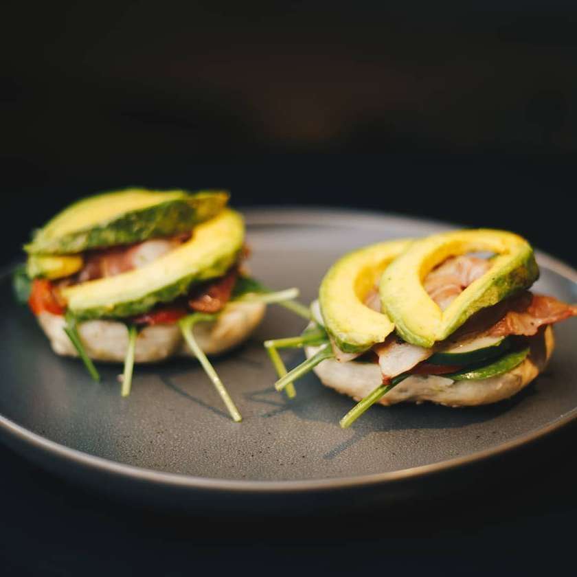 Avocado Bacon Bagel