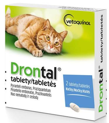 Drontal cats a.u.v. 2 tablets