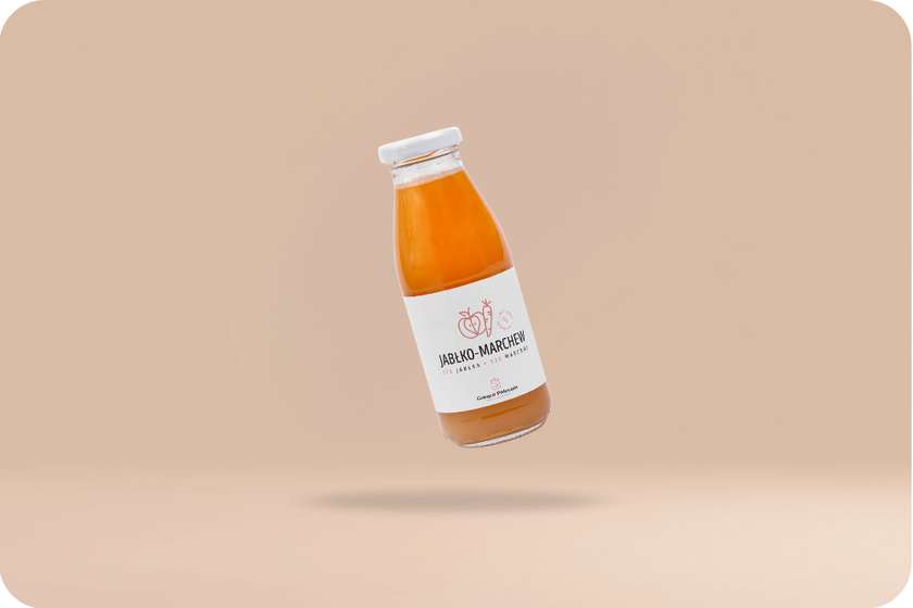 Sok: jabłko - marchew