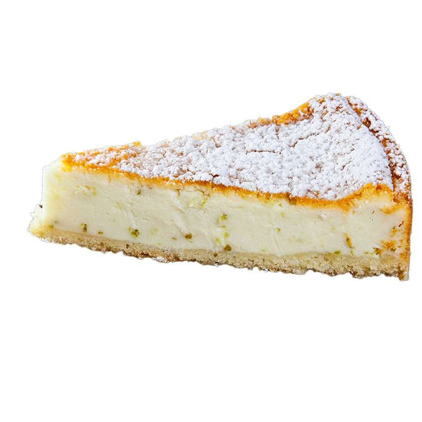 Baked lemon cheesecake
