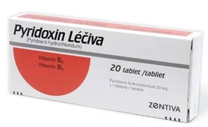PYRIDOXINE LÉČIVA 20 mg 20 tablets