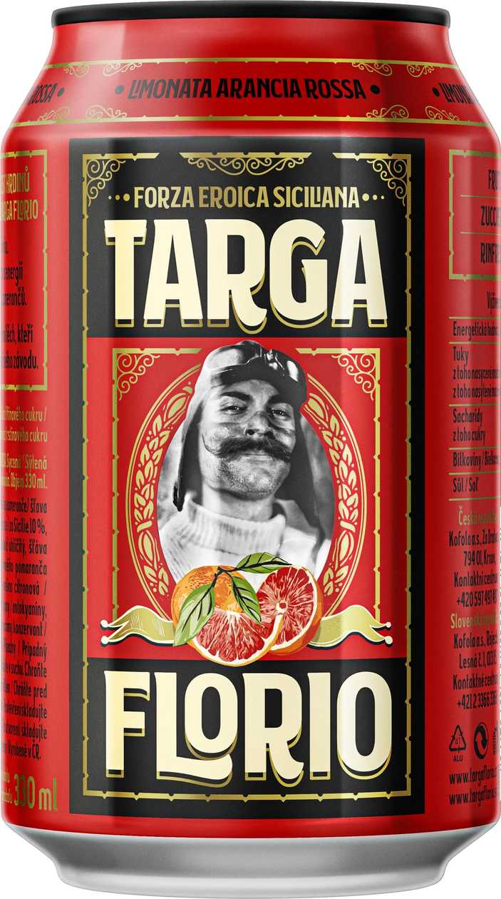 Targa Florio (pomeranč) 0,33l