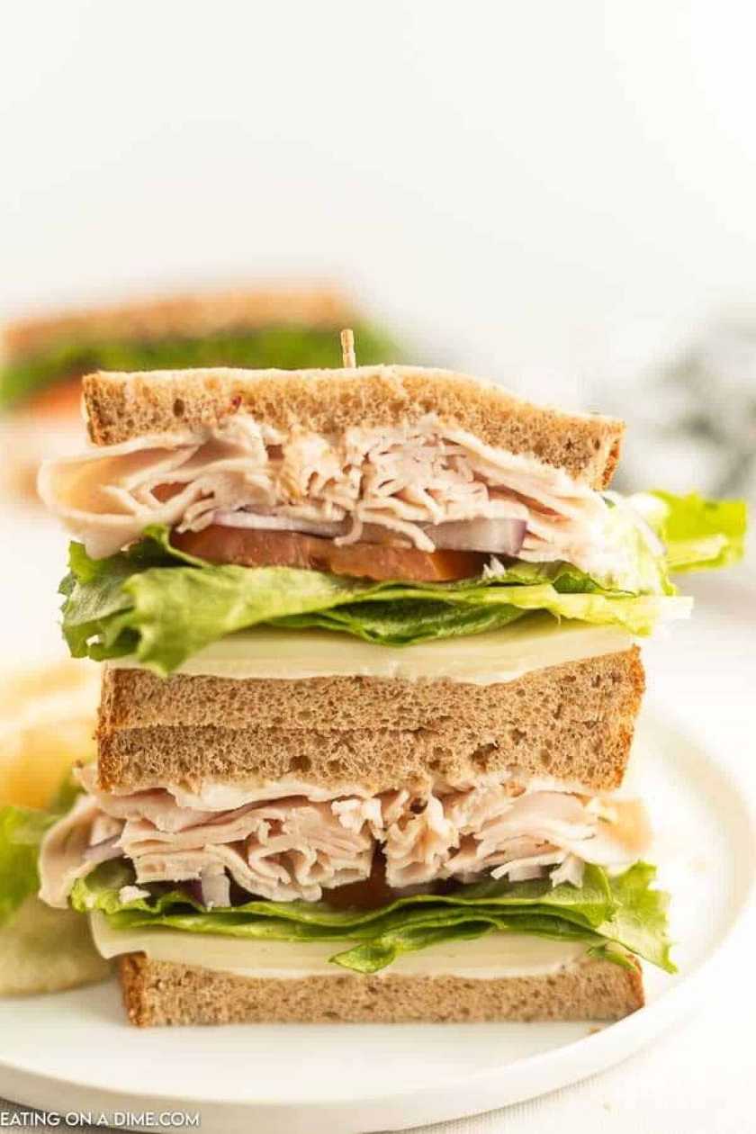 Messy Turkey & Cheese