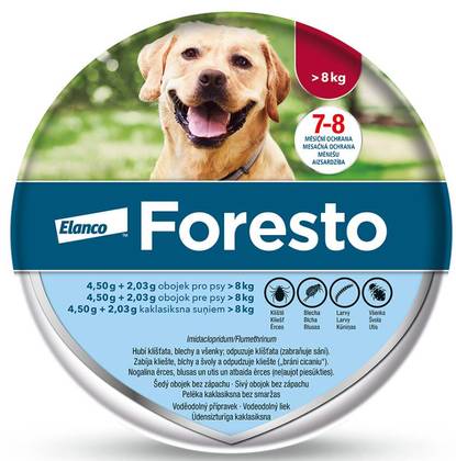 Foresto 4.50g+2.03g Collar for Dogs over 8kg 70cm