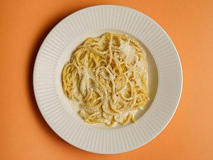 SPAGHETTI IN CREAM SAUCE