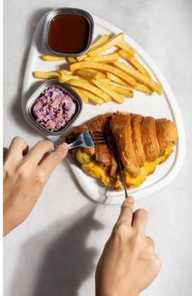 Croissant Smashed Burger