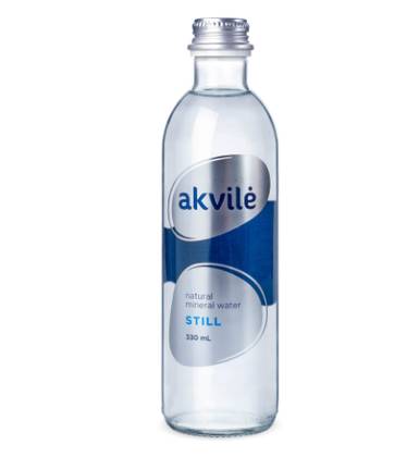Still Mineral Water Akvilė, 300 ml