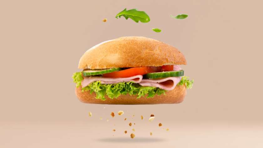 Kanapka tradycyjna z szynką