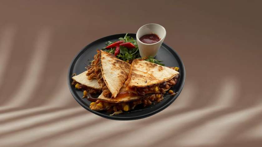 Spicy mexican quesadilla
