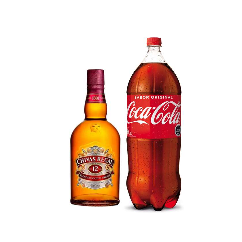 Chivas Regal Whisky + Coca-Cola 1ltr