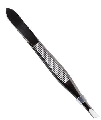 Slanted Cosmetic Tweezers 90mm Steriwund