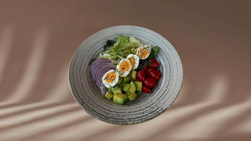 Avocado and Boiled Egg Salad