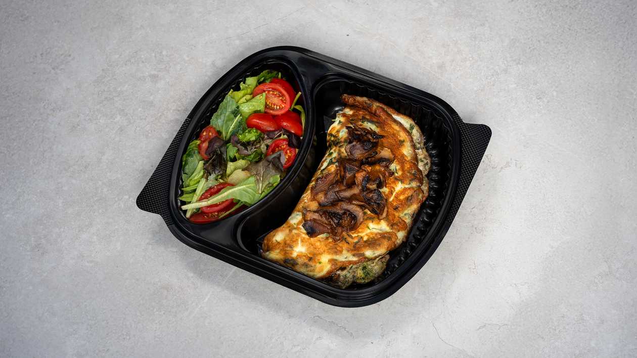 Mushroom & Spinach Omelette