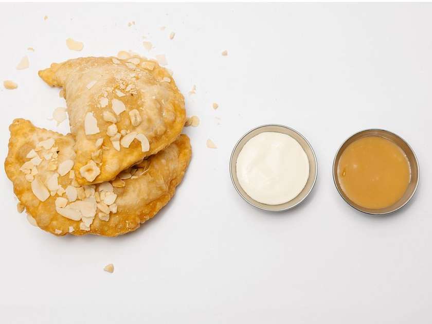 Czeburek Fried Wiśnia + Słony karmel + Krem mascarpone