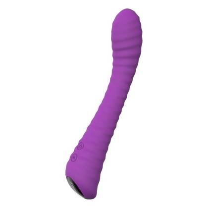 G-Sunshine Vibe Purple Ribbed Vibrator