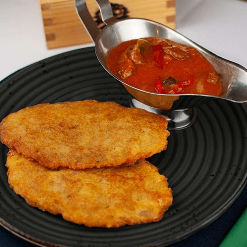 Potato Pancakes with Imperial-Royal Goulash