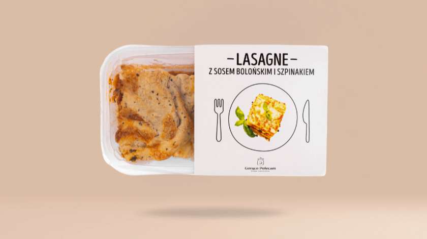 Lasagne z sosem bolońskim i szpinakiem