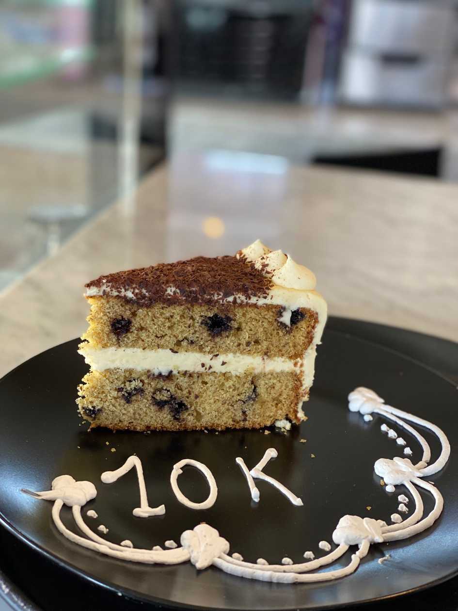 Banana Cake Slice