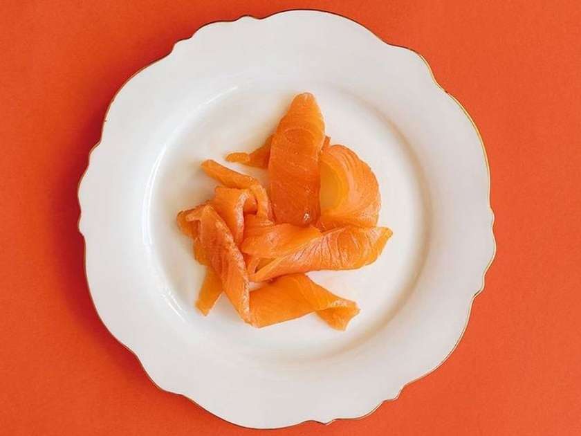 salmon mildly salted