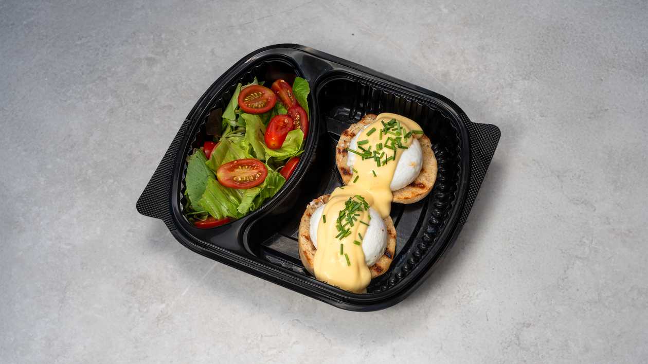 Eggs Benedict on Toasted Brioche