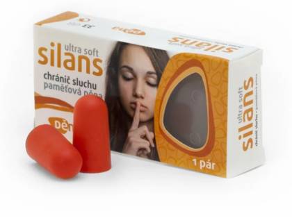 Hearing Protector Silans Standard Ultra Soft Memory Foam
