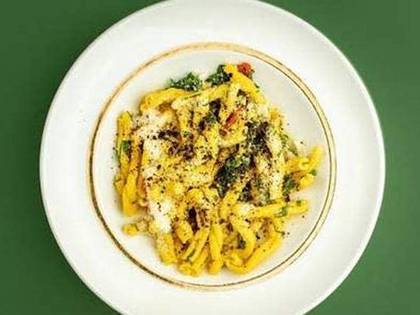 CASARECCE ALLI-OLIO WITH SHRIMP