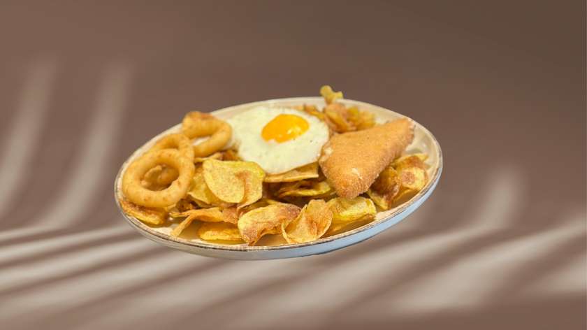 Cheese egg onion