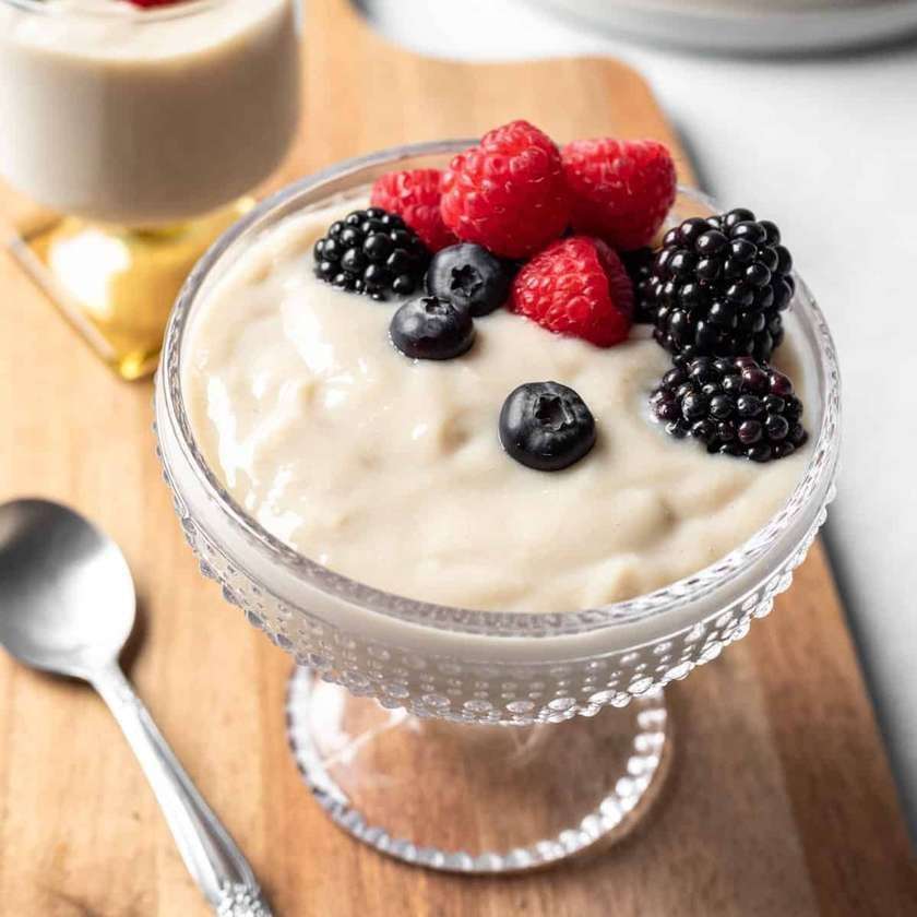 Berry Vanilla Pudding