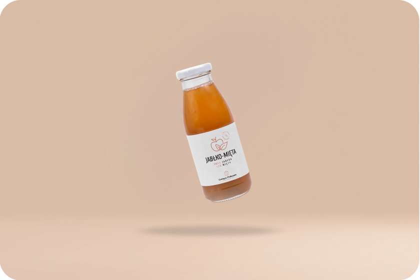 Sok: jabłko - mięta