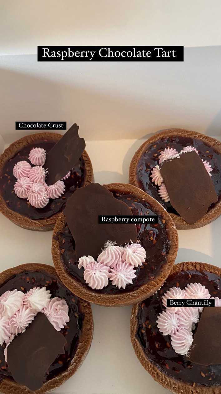 Raspberry Chocolate Tart