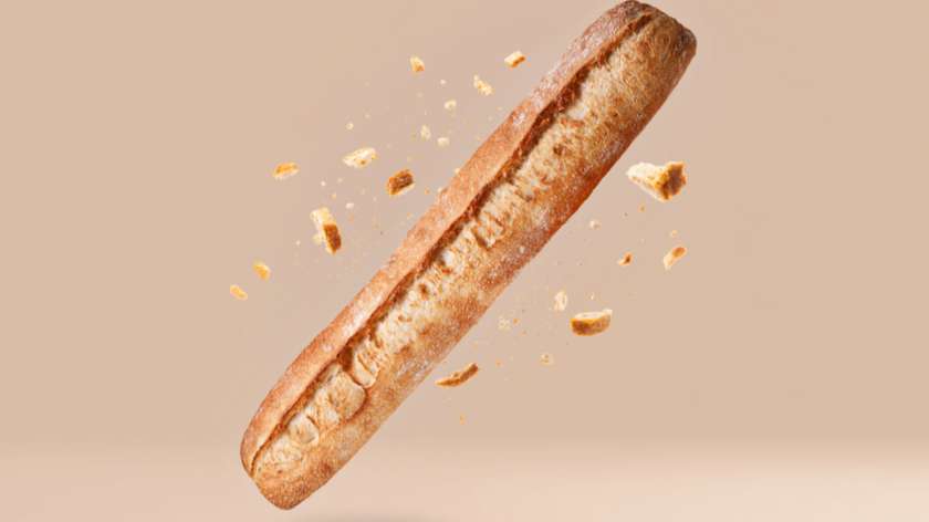 Homemade Wheat Baguette