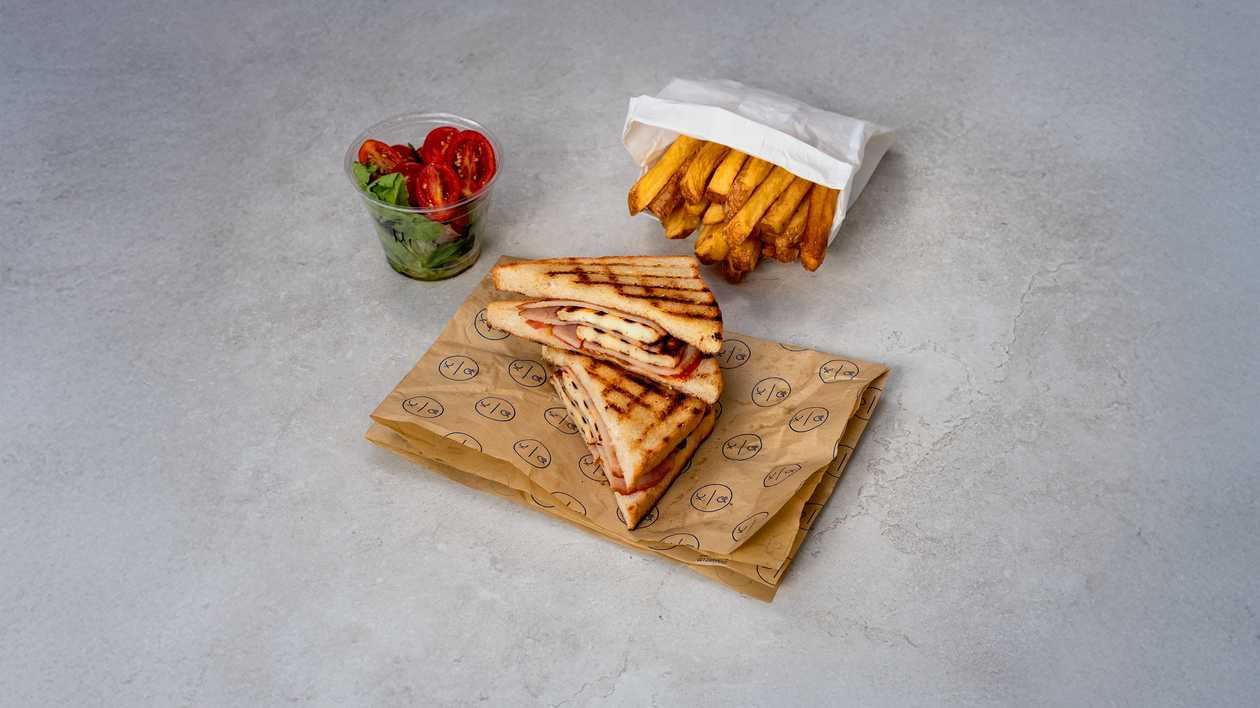 Halloumi, Lountza & Tomato Toastie