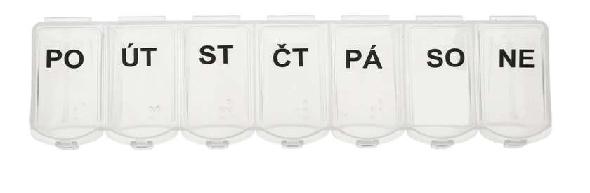OBZOR Pill Organizer Type 07 Weekly White