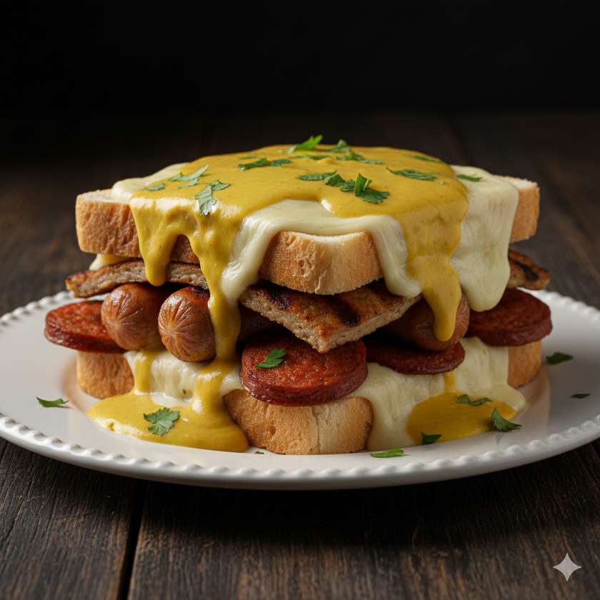Francesinha de Caril