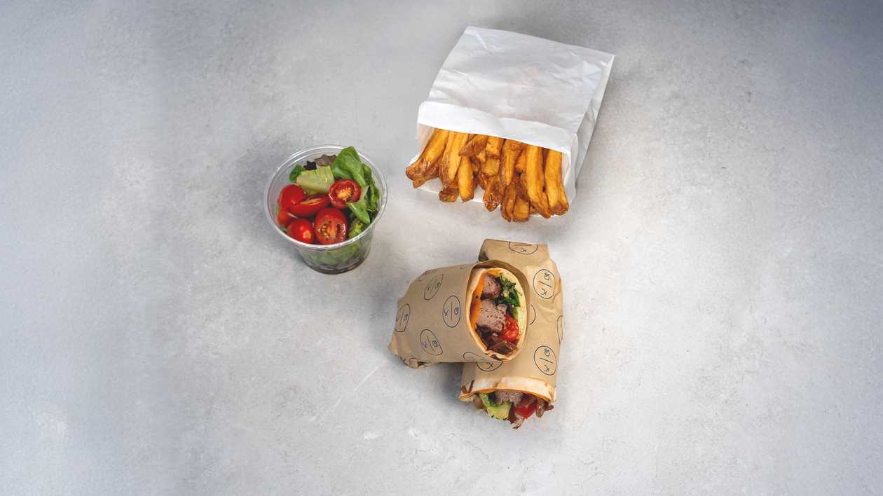 Beef Brunch Wrap