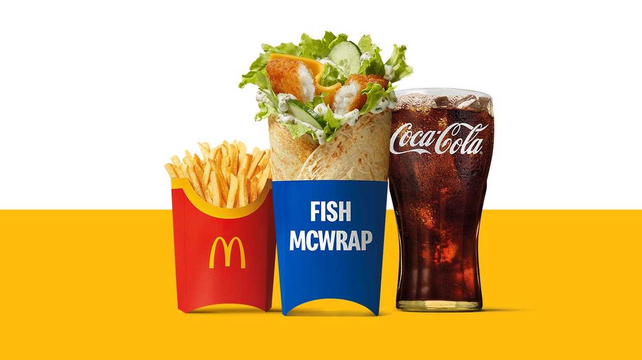 Fish Mcwrap veľké McMenu