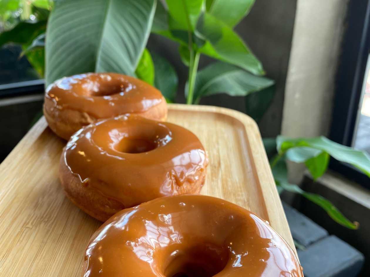 Filled Caramel Doughnut