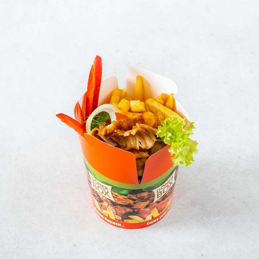 Döner box with fries (small)