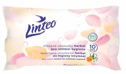 Linteo Herbal Intimate Wet Wipes 10pcs