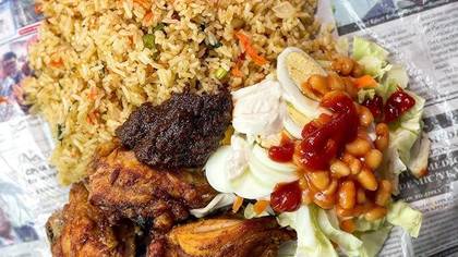 Check check fried Rice + free Drink