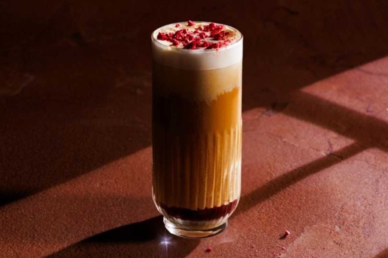 Malinowe Iced Cappuccino