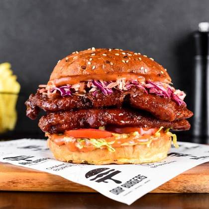 Honey Glazed Crunch Burger