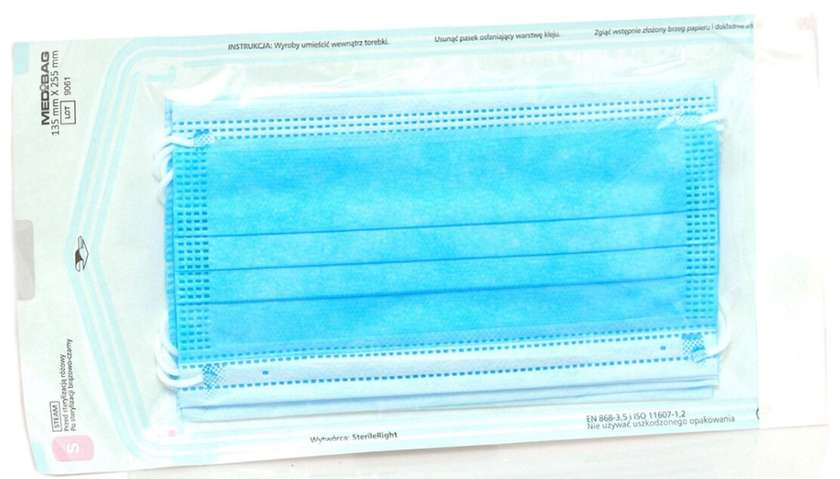 Steriwund Surgical Face Mask with Elastic Bands/2 pcs