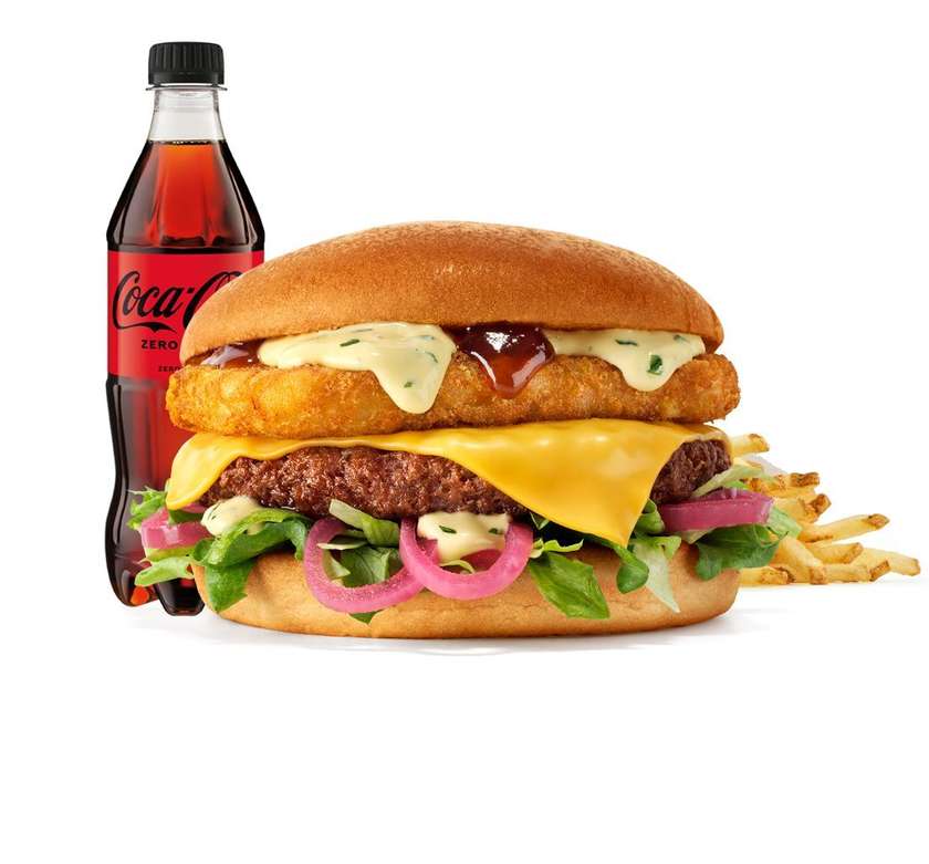 Burger Rywala Złoty Plant Beef w zestawie​