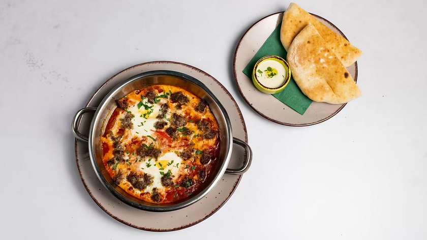 Shakshuka s hovězím masem