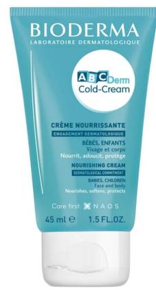 BIODERMA ABCDerm Cold Cream Nourishing Cream for Infants and Children 45 ml
