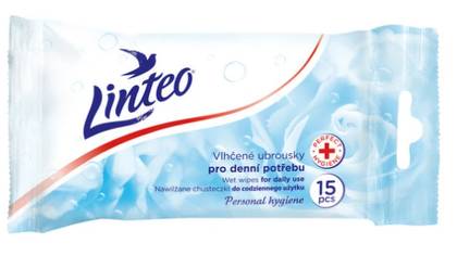 LINTEO Wet Wipes for Daily Use 15 pcs